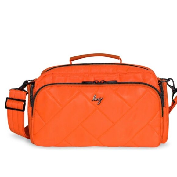 Lug Trolley 2 Crossbody Bag Coral Neon - Picture 1 of 11